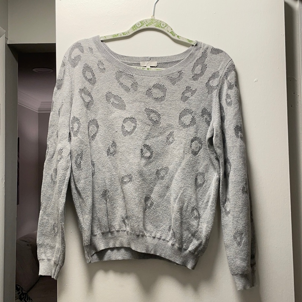 Joie leopard print sweater